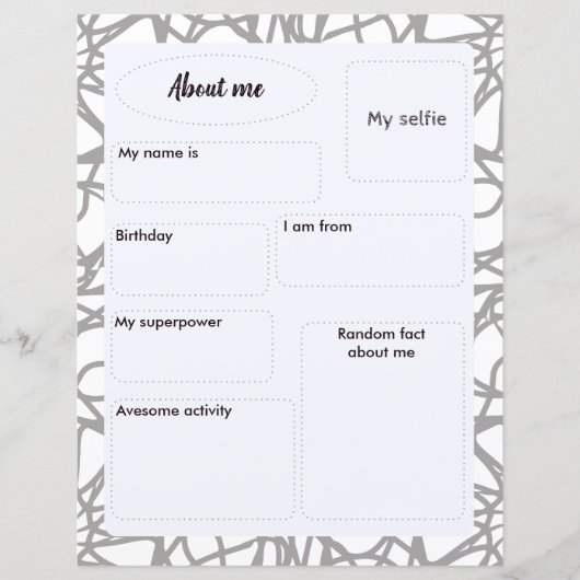 Pages for Diary, Fanbook, Bullet Journal, Scrapboo (正面)