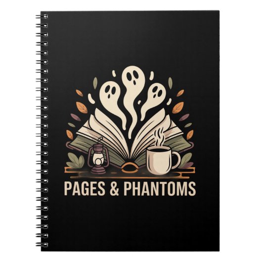 Pages & Phantoms Cozy Reading Journal ノートブック (正面)