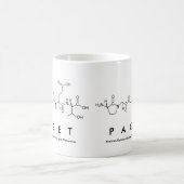 Pagetペプチド名mug コーヒーマグカップ (中央)
