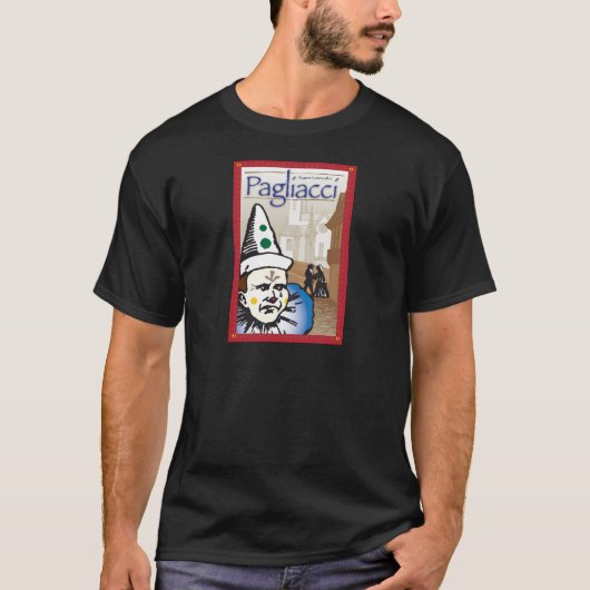 Pagliacciのオペラ Tシャツ (正面)
