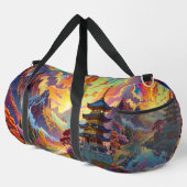 Pagoda and Coloured Landscape ダッフルバッグ (右コーナー)