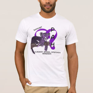 PAHの紫色のヒョウのワイシャツ Tシャツ