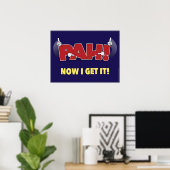 PAH! ASL教室ポスター。 ポスター (ホームオフィス)