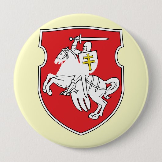 Pahonia、ベルラーシ 缶バッジ (正面)