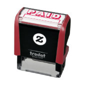 PAID Business Text Custom Self-inking Stamp セルフインキングスタンプ (商品)