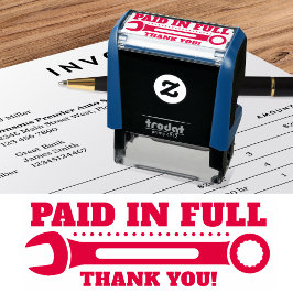 Paid in Full 自動印鑑 | レンチ グラフィック セルフインキングスタンプ