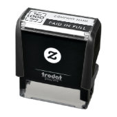 Paid in Full Business Logo Modern Script セルフインキングスタンプ (商品)