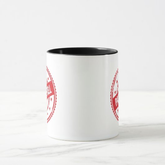 Paid in Full Distressed Stamp Coffee Mug マグカップ (中央)