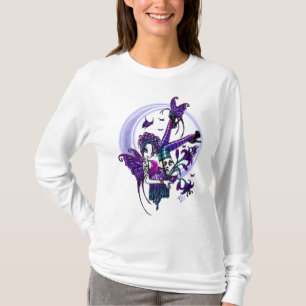 Paigeの三日月形の月の花の妖精 Tシャツ