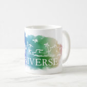 Paige漫画ファンのためのTooniverseロゴマグ コーヒーマグカップ (正面右)