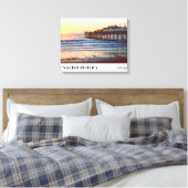 Paignton Pier, English Riviera, Devon キャンバスプリント (インサイチュ (寝室))