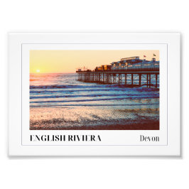 Paignton Pier, English Riviera, Devon フォトプリント