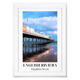Paignton Pier, English Riviera, Devon フォトプリント