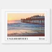 Paignton Pier, English Riviera, Devon マグネット (正面)