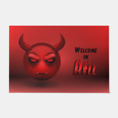 Paillasson Devilmoji ドアマット (正面)