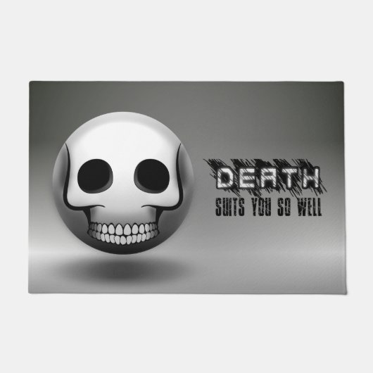 Paillasson Skullmoji ドアマット (正面)