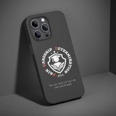 Pain, Hardship, Determination – Funny PhD Quote iPhoneケース