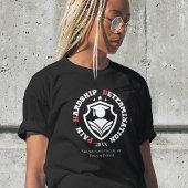 Pain, Hardship, Determination – Funny PhD Quote Tシャツ