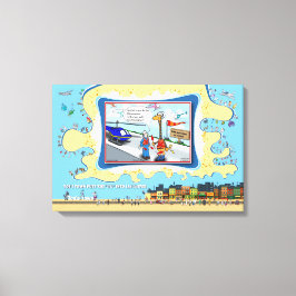 Pain In The Neck | Get Well 24x16 キャンバスプリント