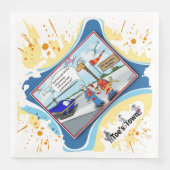 Pain In The Neck | Get Well Dinner Napkin (正面)