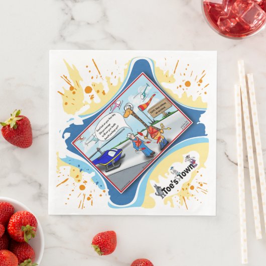 Pain In The Neck | Get Well Dinner Napkin (インサイチュ)