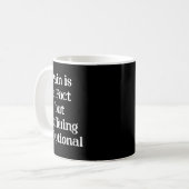 Pain Is A Fact But Suffering Is Optional Motivatio コーヒーマグカップ (正面左)