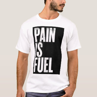 Pain is Fuel テキストプリントTシャツ Tシャツ