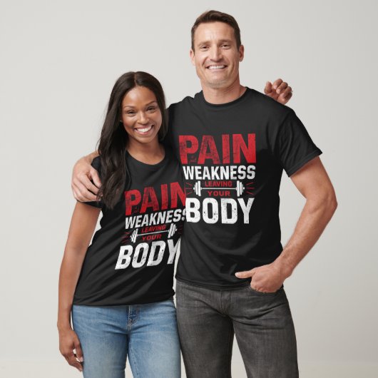 Pain Is Just Weakness Leaving Your Body–Man Tshirt Tシャツ (ユニセックス)