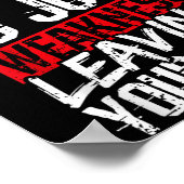 Pain Is Just Weakness Leaving Your Body Motivation ポスター (角)