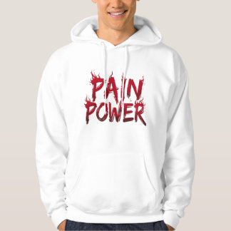Pain is Power - グランジ ゴシック ストリートウェア パーカ