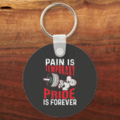 Pain Is Temporary Pride Is Forever キーホルダー (正面)