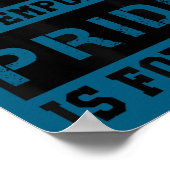 Pain Is Temrary Pride Is Forever Shirts Workout Mo ポスター (角)