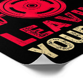 Pain Is Weakness Leaving Your Body &amp; Motivatio ポスター (角)