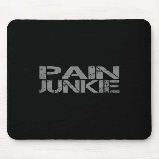 Pain Junkie Bjj, Wrestling, Judo, Boxing, Mma Moti マウスパッド (正面)