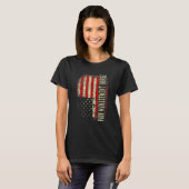 Pain Manage Nurse 4th Of July US Flag Patriotic Nu Tシャツ (正面フル)