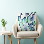 Pain Remover 1 Purple Green Abstract Accent Pillow クッション (椅子)