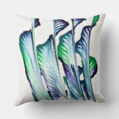Pain Remover 1 Purple Green Abstract Accent Pillow クッション (裏面)