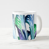 Pain Remover 1 Purple Green Abstract Drink Mug ジャンボコーヒーマグカップ (正面右)