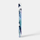 Pain Remover 1 Purple Green Abstract Phone Case iPhone 15ケース (左側面)