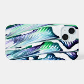 Pain Remover 1 Purple Green Abstract Phone Case iPhone 15ケース (裏面横)