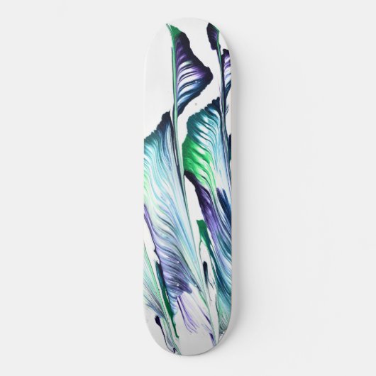 Pain Remover 1 Purple Green Skateboard Deck スケートボード (正面)