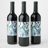 Pain Remover 1 Purple Green Wine Bottle Label ワインラベル (ボトル)