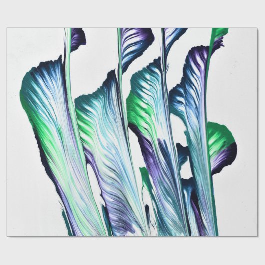 Pain Remover 1 Purple Green Wrapping Paper ラッピングペーパー (フラット)