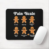 Pain Scale Funny Gingerbread Christmas Nurse Pain  マウスパッド (マウス)