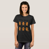 Pain Scale Funny Gingerbread Man Christmas Nurse H Tシャツ (正面フル)