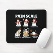 Pain Scale Snowman Xmas Funny Nurse Christmas Icu  マウスパッド (マウス)