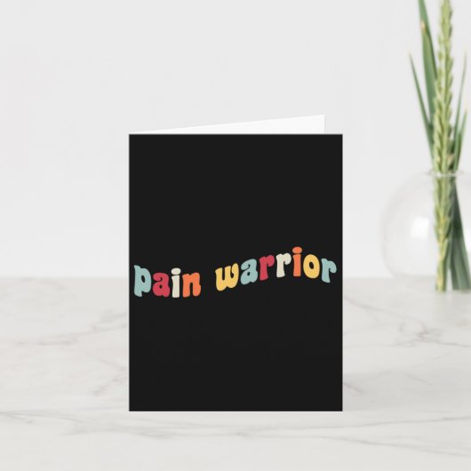 Pain Warrior Crps Awareness Month Crohn's Chronic  カード (正面)