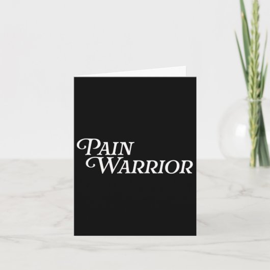 Pain Warrior Crps Awareness Month Rsd Chronic Illn カード (正面)