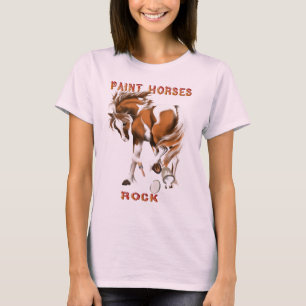 *Paintの馬の石 Tシャツ