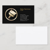 Paint Brush Icon Painter Business Card 名刺 (正面/裏面)